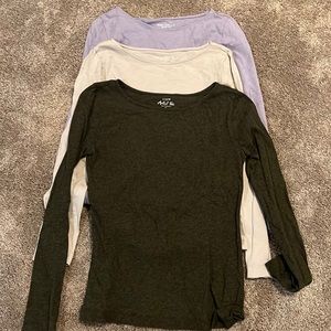Lot of 3 Women’s Long Sleeve J. Crew Shirts